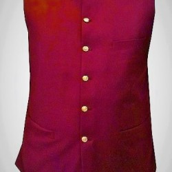 Red vest deals coat